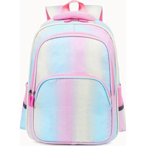 Lightweight Water Resistant Rainbow Backpacks For Kids Girls Women Cute Children Princess Elementary School Book Bags New