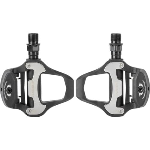 HOT PROMEND Road Bike Bicycle Pedals with Lock Plate Compatible with LOOK Self-Locking Bearings Bicycle Accessories