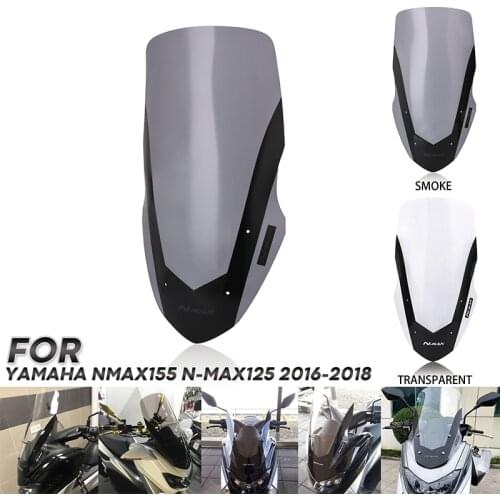 For Yamaha NMAX155 NMAX125 Motorcycle Accessories Windscreen Windshield Deflector Wind Shield Screen NMAX 155 125 2016-2018