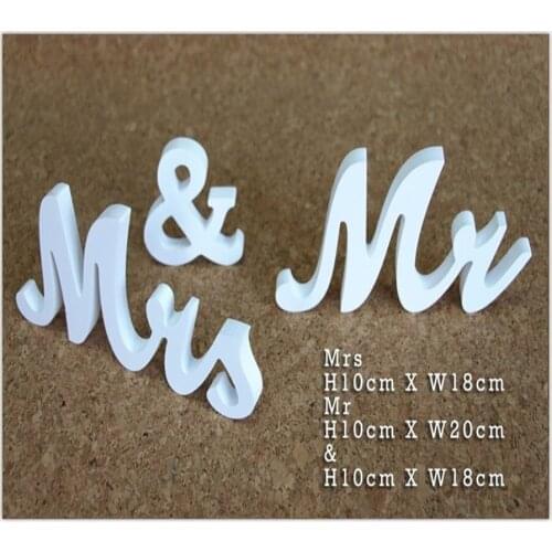 Mr And Mrs White letters home decoration wedding decoration home decor furnishing articles