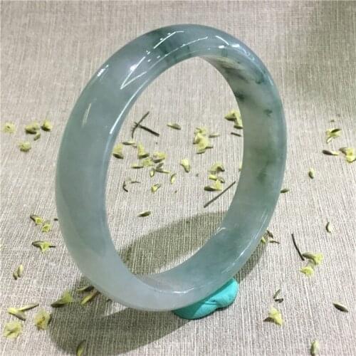 Send Certificate Natural Myanmar Jade A-Class Carved 54mm-62mm Bracelet Exquisite Bracelet