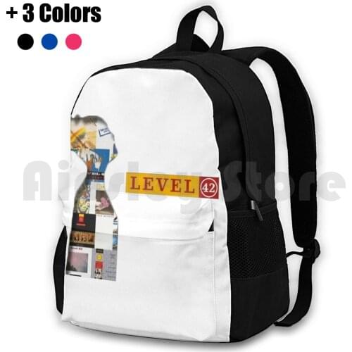 Level 42 Outdoor Hiking Backpack Waterproof Camping Travel Pop Funk 80S Music Band Musica Banda Funky Mark King Level 42