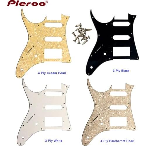 Pleroo Custom electric Guitar Parts - For Left handed MIJ Ibanez RGX40 Guitar Pickguard Pickup Scratch Plate SSH Humbucker