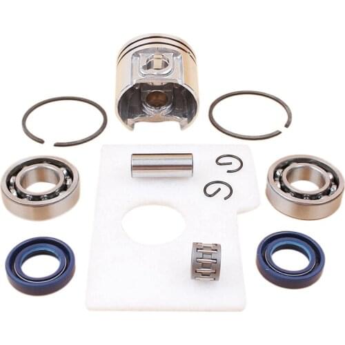 Motor Piston Crankshaft Oil Seal Bearing Air Filter Kit For Stihl Ms180 Ms 180 018 Chainsaw Spare Parts 38Mm