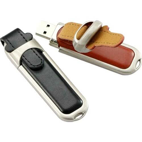 256GB Pen Drive Leather Portable Rectangle Gift Pendrive 4GB 8GB 16GB 32GB 64GB 128GB 256 gb Usb Flash Drive U Disk Memory Stick