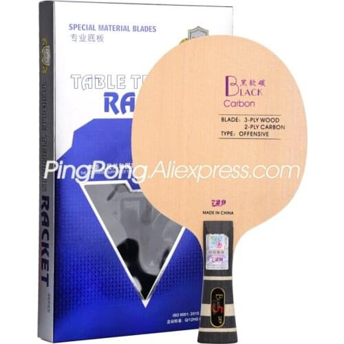 Friendship 729 BLACK CARBON Table Tennis Blade Black Soft Carbon 729 Table Tennis Racket Ping Pong Bat Paddle