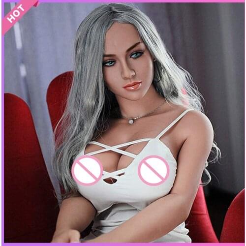 Racyme Realistic Solid Silicone Sex Dolls Full Size Love Doll for Men with Metal Skeleton Adult Sexy Toys Male Masturbators