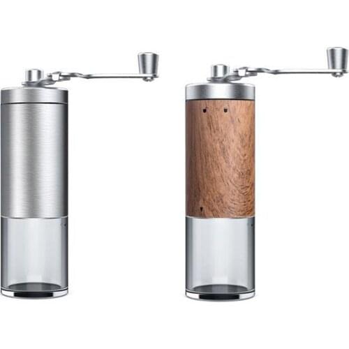 Manual Coffee Grinder-Burr Grinder Hand Coffee Grinder Portable Hand Crank Coffee Bean Grinder for Camping Travel