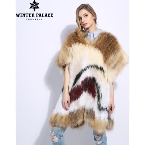Casual Fashion Slim Fur natural fox fur coat Shawl Cape One size Sleeveless fox fur vest Medium real fox fur coat V-18100