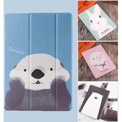 Lovely Case For iPad Case 9.7 2017 2018 ipad Air 1 Air 2 Case Covers Hard PC Smart Cover for iPad 5th 6th Gen Slim 9.7 Case kids