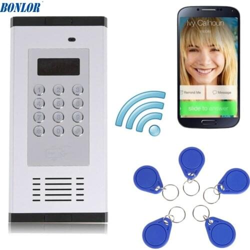 3G GSM Apartment Intercom Access Control System Support to Open Door by Phone Call RFID SMS Command Remote Control Gate Opener