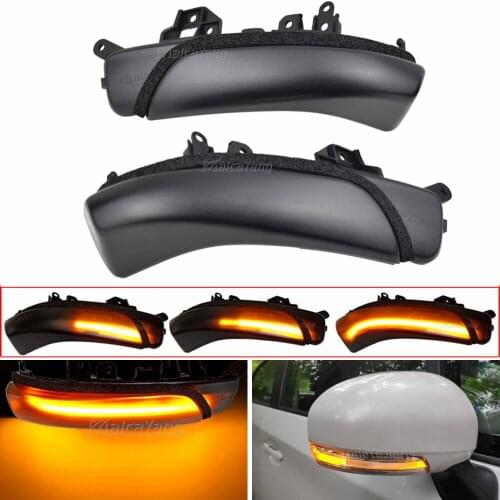 For Toyota PRIUS REIZ Camry WISH MARK X CROWN AVALON PASSO IQ EV Side Mirror LED Turn Signal Blink Lamp indicator light