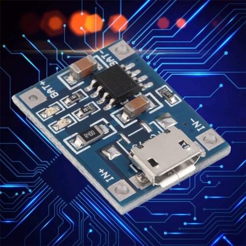 TP4056 Mini Micro USB Lithium Lipo Battery Charging Module Board DIY Mini Micro USB 5V 1A Lithium Battery Charging Board Module