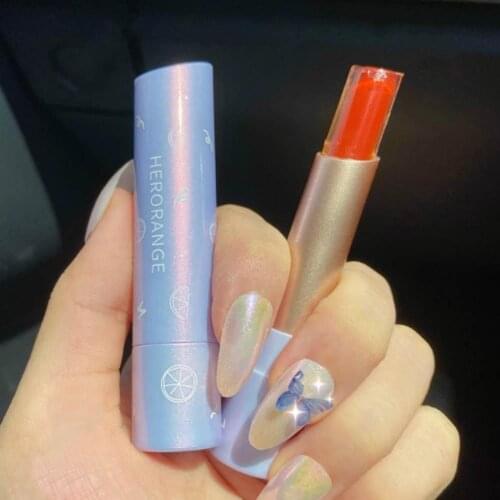 1pcs Lipstick Long-lasting Moisturizing Lipstick Makeup Waterproof Sweatproof Nourishing Lipsticks Balm Lip Cosmetic Cosmetic