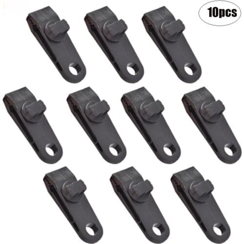 10Pcs Tarp Clips Heavy Duty Lock Grip Tent Fasteners Clips Holder Pool Awning Cover Bungee Cord Clip Car Cover Clamp