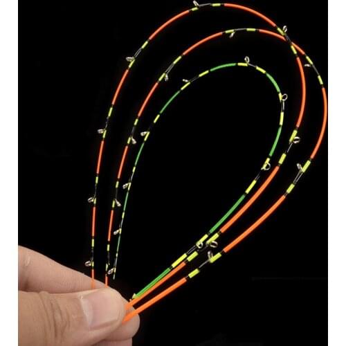 2 pcs 55cm Boat/Raft Rod tip Spare tip full size top dia 0.3mm-0.9mm butt dia 2.6mm soft tail Solid FRP rod Accessories