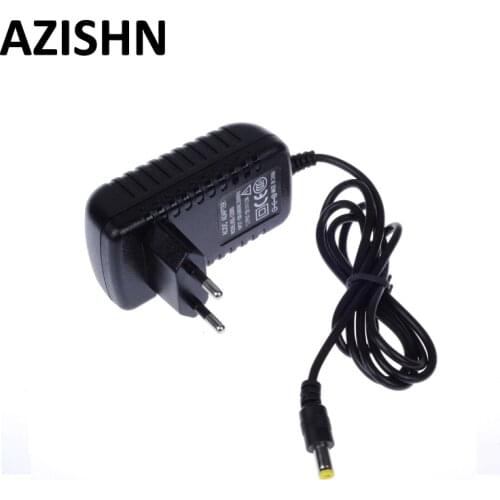 AZISHN EU Type AC 100-240V to DC 12V 2A Power Supply AC/DC Adapters Power Plug Adaptor 5.5x2.1mm for CCTV Camera LED Strip