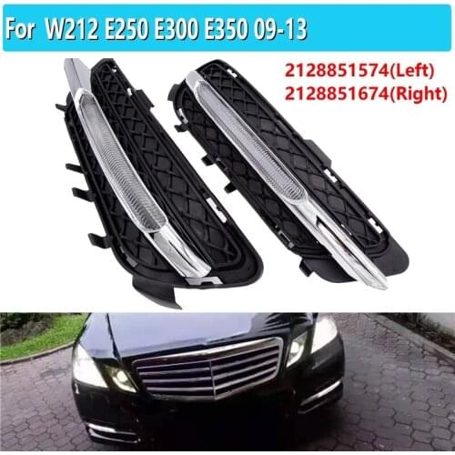 Car LED Daytime Running Lights DRL Fog Light for Mercedes-Benz W212 E250 E300 E350 2009-2013 2128851574 2128851674
