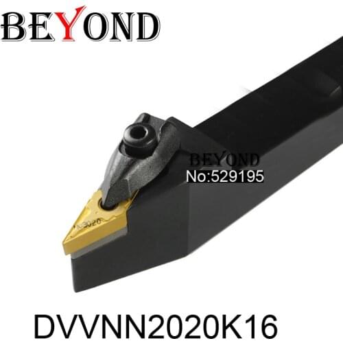 DVVNN2020K16 DVVNN 20mm External Turning Tool Holder D-type CNC Boring Bar with 10pcs/box VNMG160404 VNMG Lathe Cutter Tools