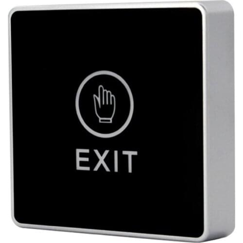 Door switch with Exit button/Touch panel/LED Indicator/Backlight Door opener/Door Lock for Electric Door Access Control