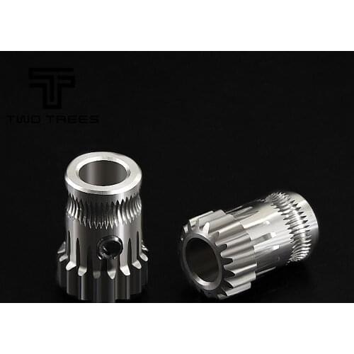 BMG Drivegear dual drive gear extruder Cloned Btech upgrade for extruder for Prusa i3 3d printer gear Mini Bowden Extruder