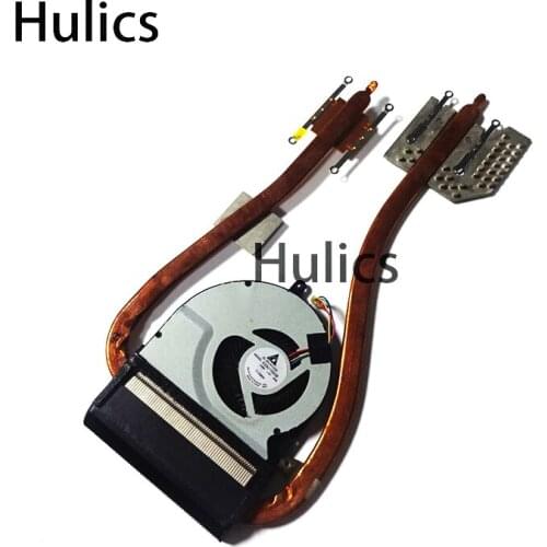 Hulics Original Cpu Cooling Fan For Asus N76V N76VJ N76VM N76VZ N76VB N76VV Notebook Laptop Cooler fan Heatsink