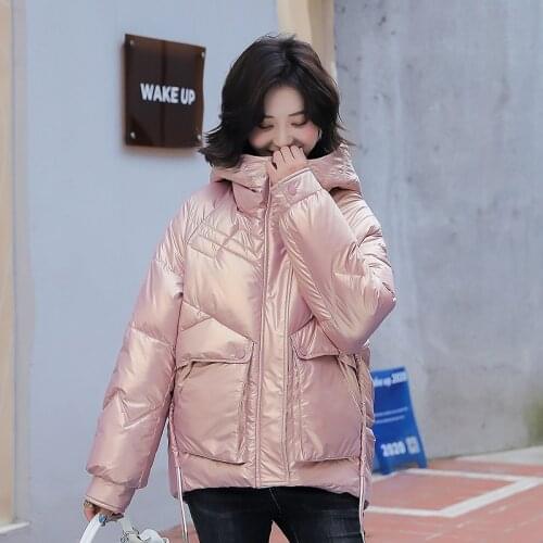 Women Winter Jacket Parkas 2021 New Fashion Youth Stand Collar Casual Hooded Street Warm Autumn Winter Coat Female