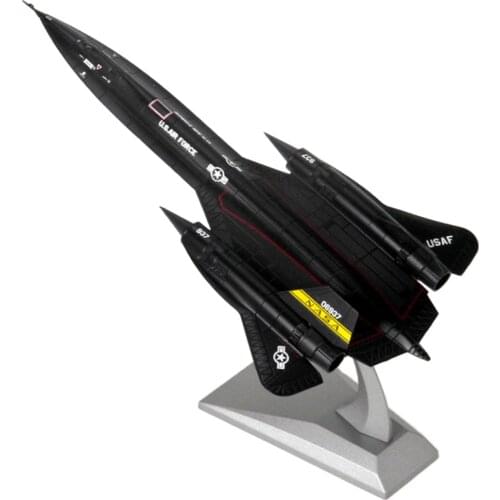 Diecast Jet Toy 1:144 Scale SR-71 Blackbird Aircraft Model Kids Adult Home Office Decor