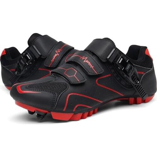 2021 Men' Triathlon SPD Mountain Bike Shoes Womens Bicycle Riding Lock Shoes Mens Professional Cycling Casual Shoes Road Bikes