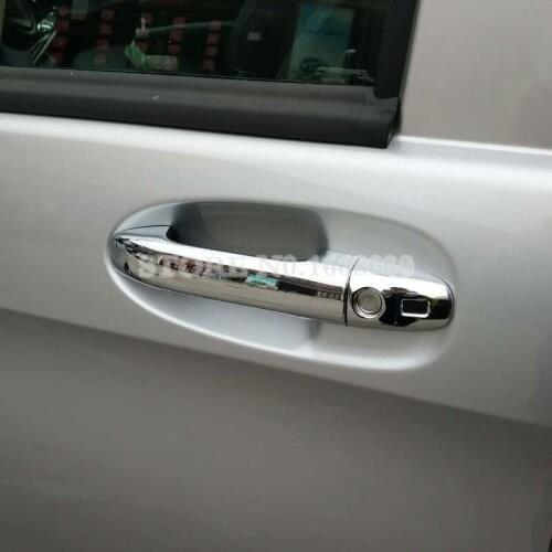 ABS Exterior Car Door Handle Trim Cover 8pcs For Benz V-Class W447 2014-2018 Car accesories interior Car Trim