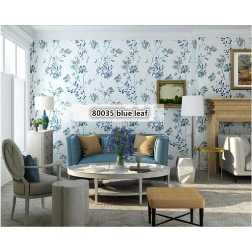 Beibehang American village flowers and plants pure green papel de parede wallpaper living room TV fresh flower garden wallpaper