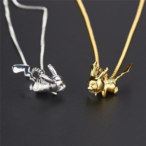 Personalise Pokémon Two-Dimensional Accessories Anime Figure Pokémon Model Necklace Pokemon Toys Fashion Men Necklace Pokemon