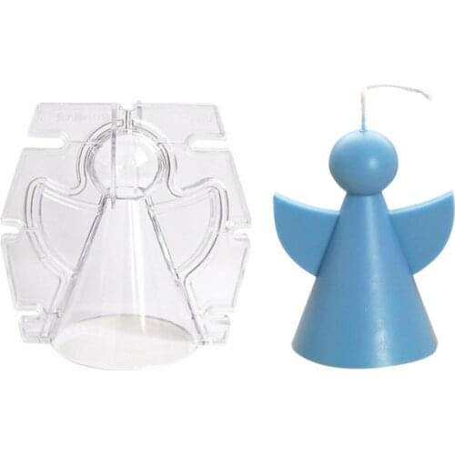 PC Candle Mould Candle Making Molds DIY Angel Shape Wedding Dinner Candle Making Mould Set