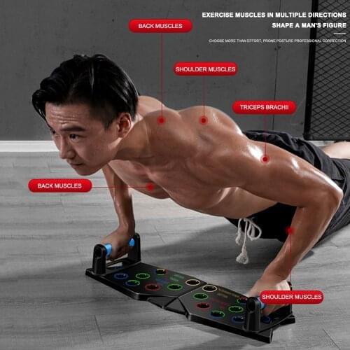 Push Up Rack Board ABS Training Board abdominal Muscle Trainer Sports Home Fitness Equipment for body Building Push-Ups Stands