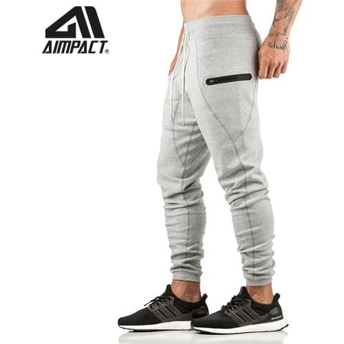 Aimpact Gymi Fitness Pants for Men Bodybuilding Workout Training Joggers Sweatpants Male Sporty Running Tracksuit Trouser AM5206