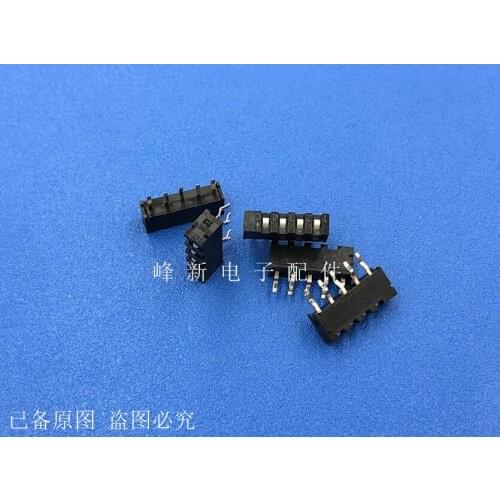 SIP-04T-V 4P 4-bit small miniature flat dial code switch, dial digital code switch program 5 feet