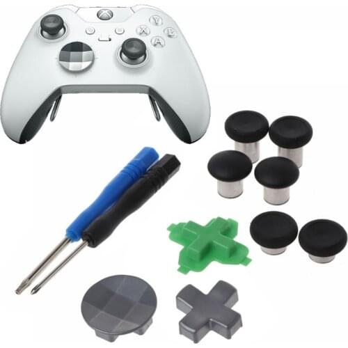 Swap Thumb Analog Sticks Grips Stick D-Pad Bumper Trigger Button Replacement Parts For Xbox One Elite Controller