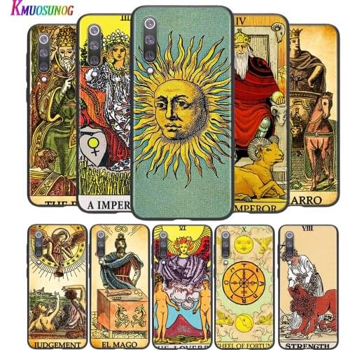 Luck Prediction Tarot For Xiaomi Mi 8 9 10 11 10i 11i 10 10 11Pro A3 9T 10T Lite Pro Se Ultra 5G Black Silicone Phone Case