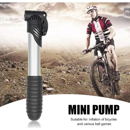Bicycle Pump Portable Road Bike Aluminium Pump Tire Air Inflator Mini Mountain Portable Waterproof Cycling Elements
