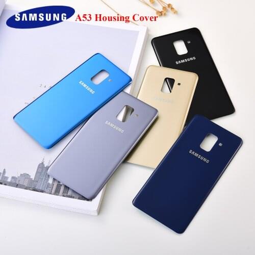 SAMSUNG A53 Battery Back Housing Cover 3D Glass Rear Home Phone Replacement Part Case For Samsung Galaxy A53 A530 With Logo