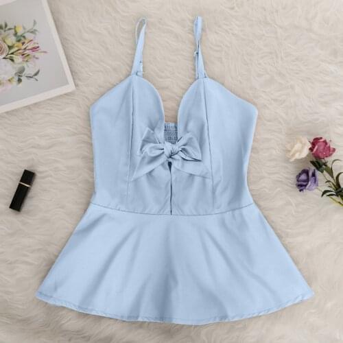 Womens Camisole Summer Vest Fashion Loose Solid Sleeveless Cold Shoulder Casual Tanks Blouse Tops Sweet Beach Sundress топ M