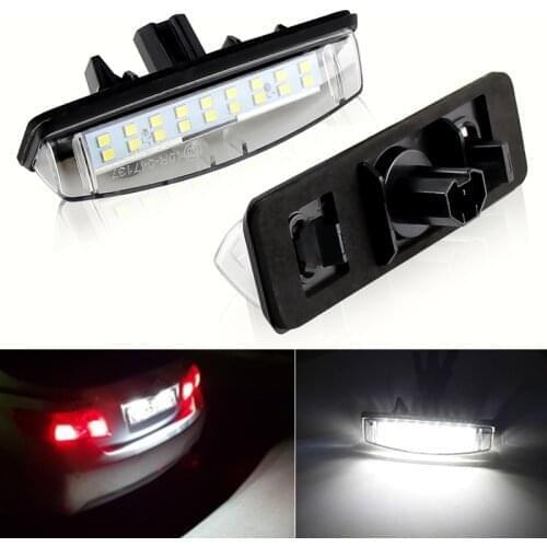 2Pcs Led car License Plate light For Lexus Is200/Is300 Gs300/Gs430/Gs400 Ls430 Es300/Es330 Rx300/Rx330/Rx350 LX470/LX570/GX470