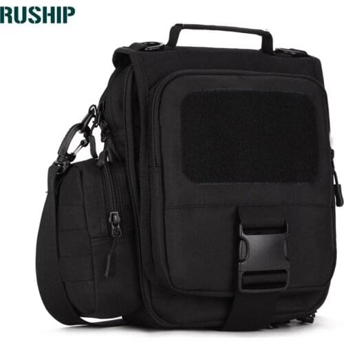 MOLLE system Satchel Unisex Tactics Hunting Waterproof Bag Outside Shoulder bag Handbags Military Camouflage Trekking Travel Bag