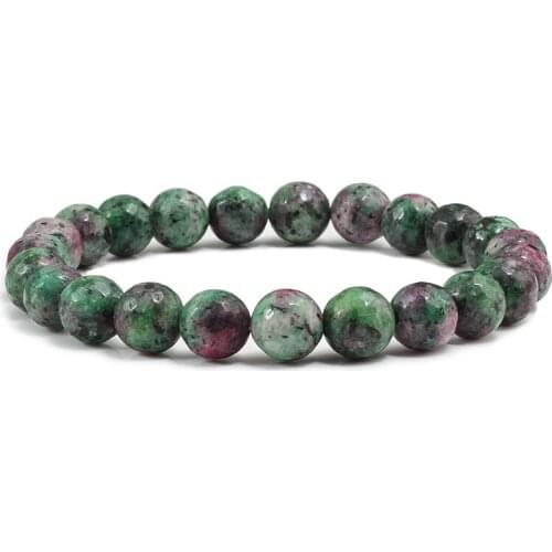 Retro Crystal Beaded Couples Bracelet Jewelry Unique Handmade 8mm Natural Stone Bracelets&Bangles For Men Friend Gift Accessorie