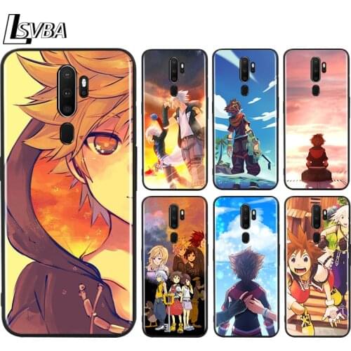 Black TPU Soft Cover Anime King Hearts for OPPO A9 2020 Reno 10X ZOOM ACE 4 3 2 Z F Pro 4G 5G Phone Case