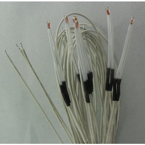 100pcs NTC Temperature Sensor Single-ended glass sealed sensors 3950 3435 3990 3470 1M 2M 3M 10K 5K 50K 100K 1% for 3D printer