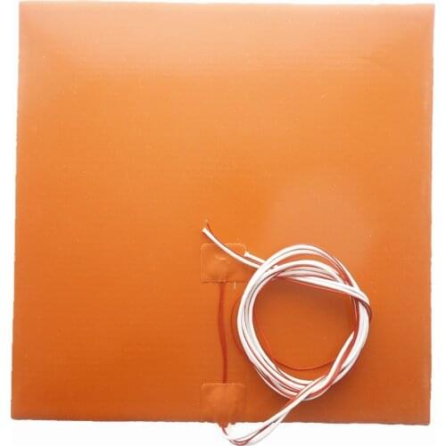 DuoWeiSi 3D Printer parts 28x28CM Heatbed Thermostor Silicone Heater Pad 120/220/240V 200/300/500/600/700W 280mmx280m heat bed
