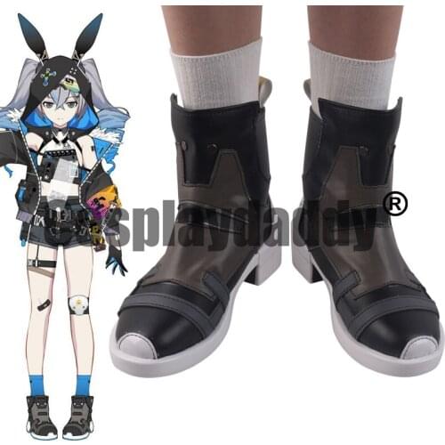 Honkai Impact 3rd Bronya Zaychik Haxxor Bunny Ver. Cosplay Shoes Ankle Boots S008