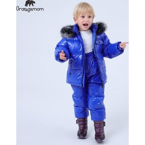 2019 Orangemom official store winter Childrens Clothing sets down boys clothing , kids outerwear & coats for Girls jackets snow