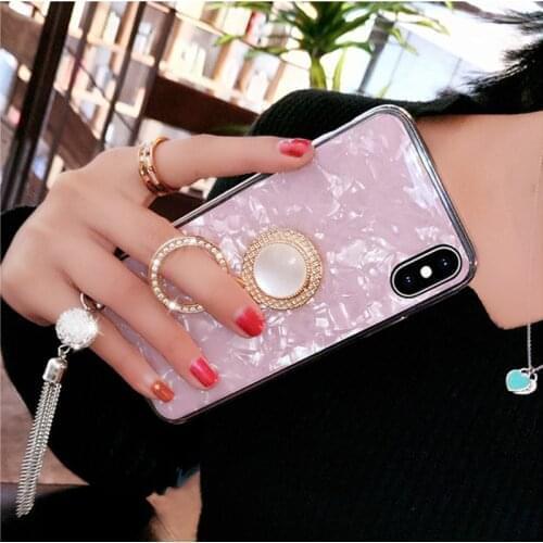 Fancy Rhinestone Crystal Tassel Shell Phone Case For Huawei Nova 5 5i Pro 5Z 4E Nova 7 Pro 7SE Honor X10 Enjoy 10S 8 Plus 7 Plus